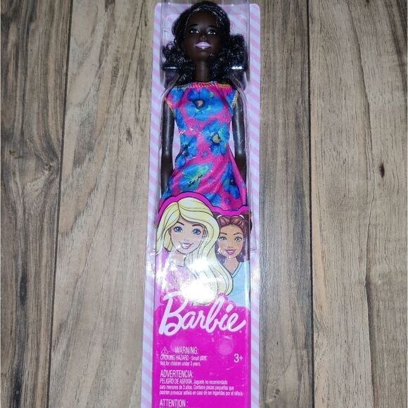 Barbie GDY32 African-American Doll in Multicolor Party Dress New 2018 - Picture 7 of 8